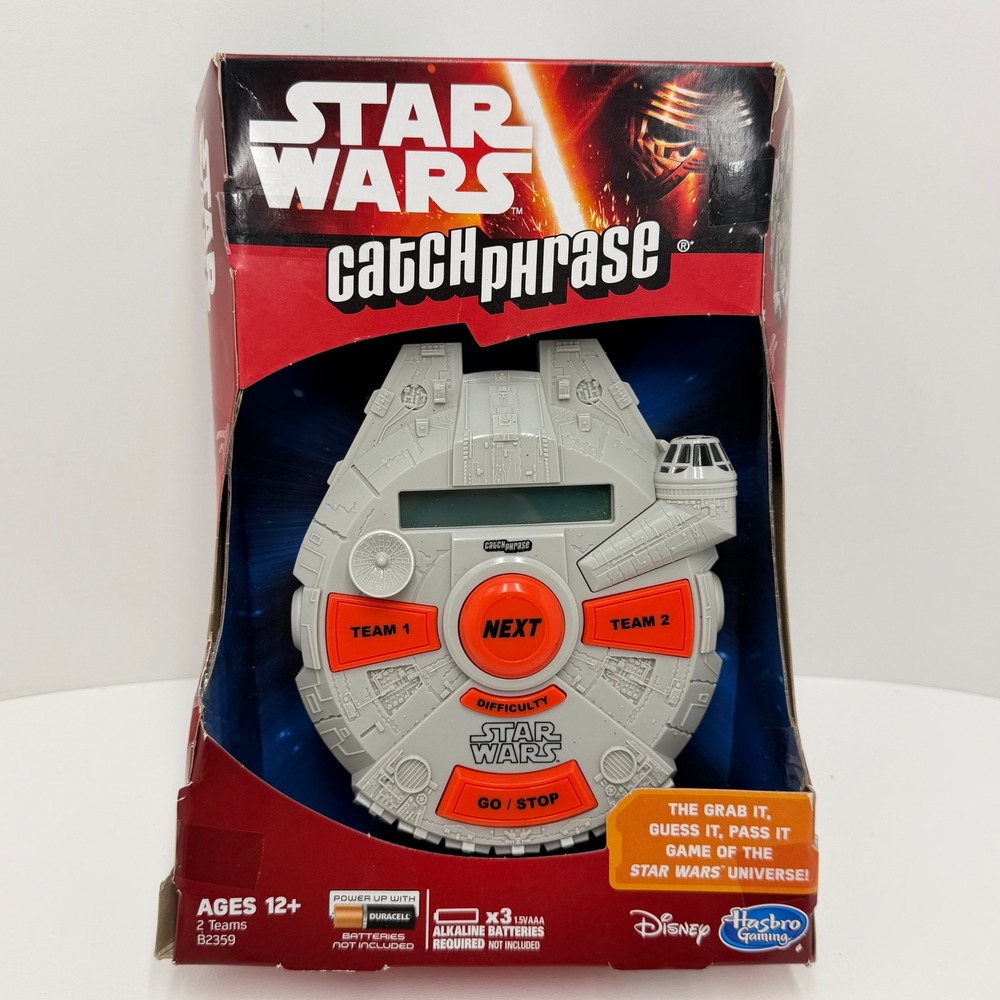 Hasbro Star Wars Catch Phrase Electronic Game Millennium Falcon B2359 2015 Boxed
